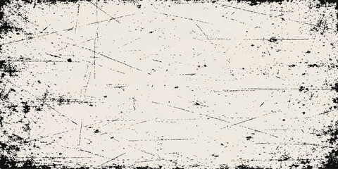 Obraz premium Aged black and white grunge background featuring a dirty textured concrete wall pattern with rough vintage paint and antique paper grain for a grungy surface design