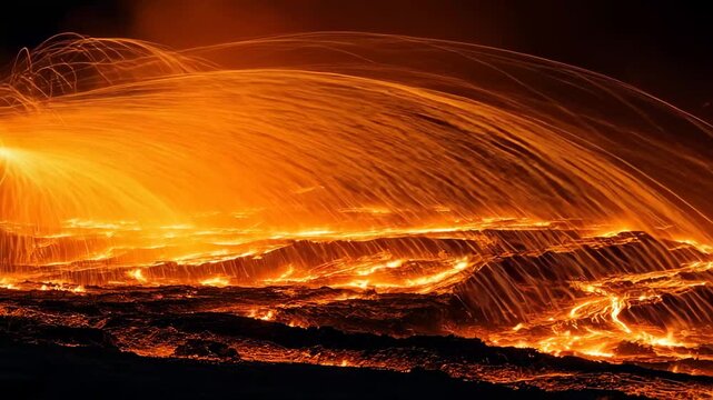 Steel wool burning in a metallurgical plant closeup of Enter the captivating world of welding flames photography, Close-up of steel wool on fire in a metallurgical plant