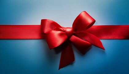 Elegance Red Ribbon Banner