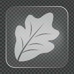 Oak Leaf Icon Design Element For Natural Concepts