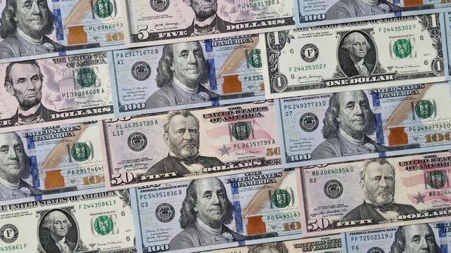 Cash, US dollar currency, financial and business flows. US dollar cash as a financial background for your design