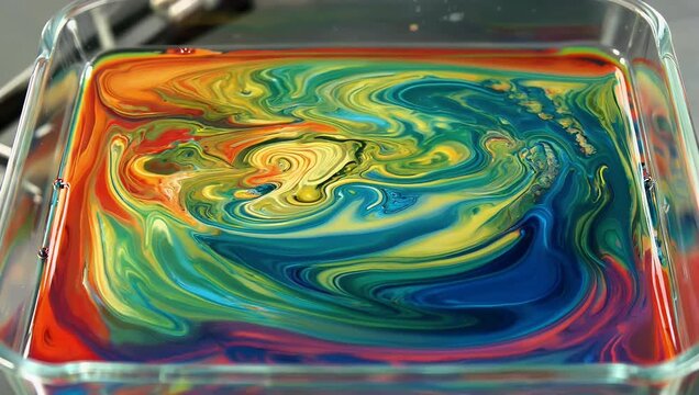 intricate abstract 4K visuals showcasing fluid liquid formations forming complex patterns and shapes designed to mesmerize viewers with continuous motion and artistic