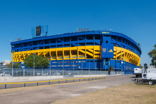 Buenos Aires, Argentina - November 13 2025: view of Alberto J. Armando Stadium, also known as La Bombonera
