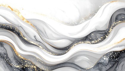 Abstract marble liquid design