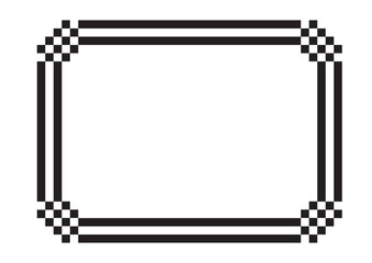 ドット絵の見出し枠