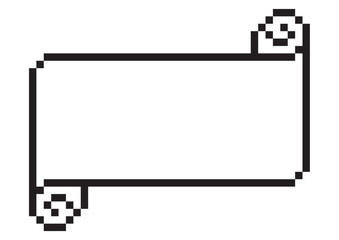 巻物・羊皮紙のドット絵