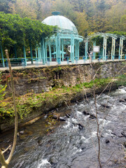 Central Park Entrance and Pavilion in Borjomi Georgia