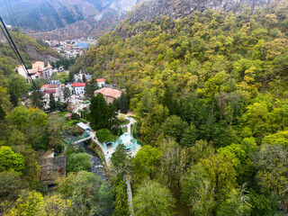 Central Park Entrance and Pavilion in Borjomi Georgia