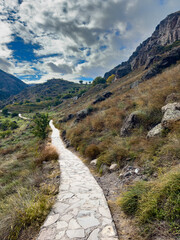 Ancient Vardzia Cave Monastery Complex Excavated in Rock Georgia