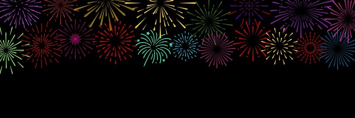 Fireworks celebrations background