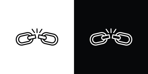 Weak icons for UI elements. High-quality vector illustration.