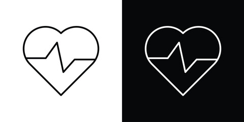 Wellbeing icons for UI elements. High-quality vector illustration.