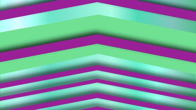Animated motion background with an abstract art nouveau style chevron pattern colourful wallpaper or backdrop element suitable for a game show or lifestyle entertainment 4K