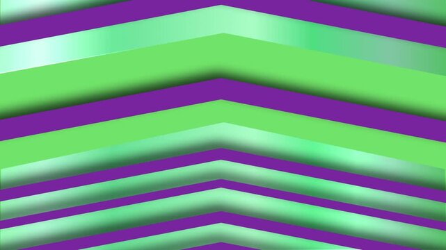 Animated motion background with an abstract art nouveau style chevron pattern colourful wallpaper or backdrop element suitable for a game show or lifestyle entertainment 4K