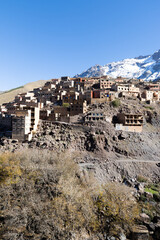Obraz premium traditional berber village in the Atlas mountains