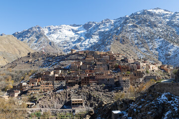 Obraz premium traditional berber village in the Atlas mountains