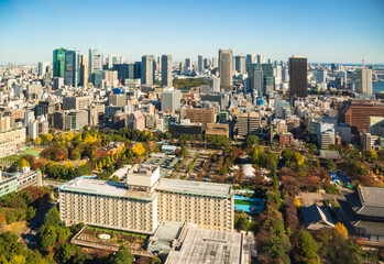 Skyline of Tokyo's Minato, Japan