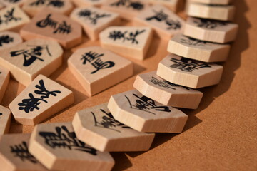 将棋倒し ドミノ倒し