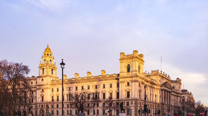 Government Offices Great George Street facade, a significant landmark in London's government...