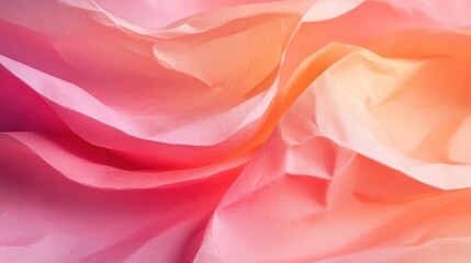 subtle pink-peach gradient with paper finish