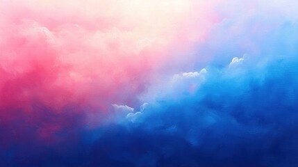 vibrant blue-pink gradient with glowing softness