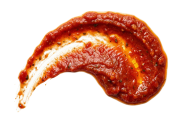 Red sauce smear