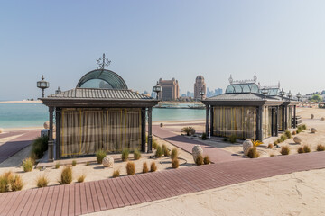 Beach in Katara Cultural Village, Qatar
