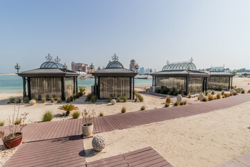 Beach in Katara Cultural Village, Qatar