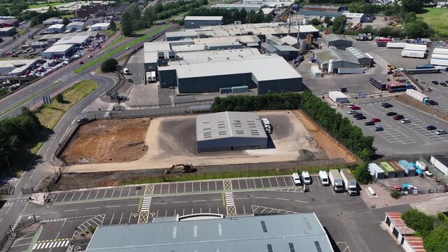 Aerial view of Kitchen Concepts Kitchen Renovator Ballymena Co Antrim Northern Ireland 12-09-2025