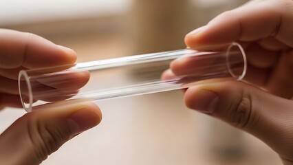 Analysis of Transparent Glass Tube Experiment in Laboratory Setting