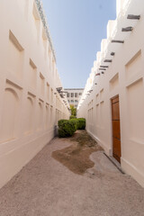 Narrow alley in Msheireb Downtown Doha, Qatar