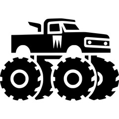 Monster Truck Icon Vector © Mubarok