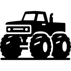 Monster Truck Icon Vector © Mubarok