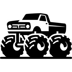 Monster Truck Icon Vector © Mubarok