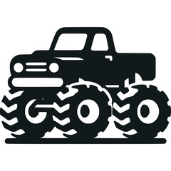 Monster Truck Icon Vector © Mubarok