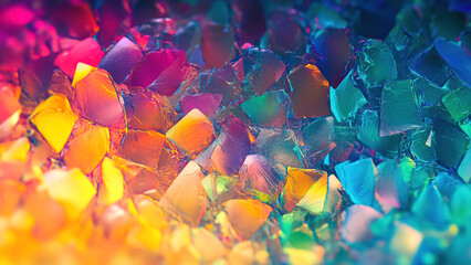 holographic paper plastic foil, sparkle, gradation, colorful., glow