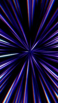 Bright Neon Display, Brightly Colored Light Trails With Energetic Radiance And Rainbow Highlights Flicker Vividly Across Dark Background