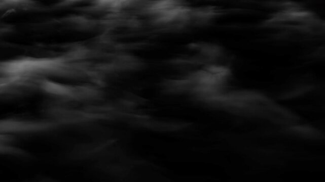 Cold winter wind fog, full background effect of a fast ground mist