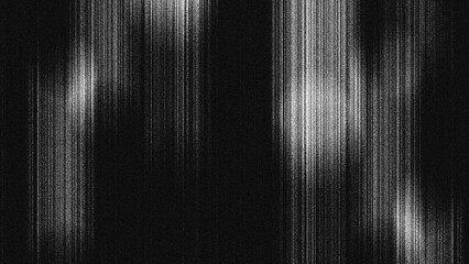 Abstract monochrome grain texture with rough vertical lines effect. Minimalist black and white background in retro noise style, suitable for grunge designs