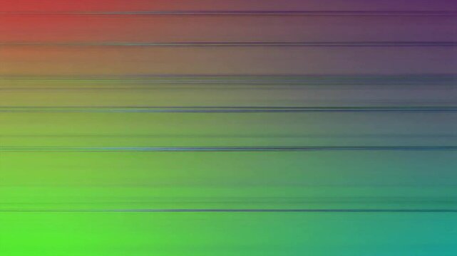 Analog VHS Tracking Error Effect with Green and Purple Gradient Lines