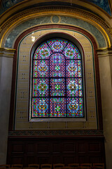 Interior of the former abbey church of Saint-Germain-des-Pres. Paris. France.