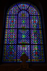 Interior of the former abbey church of Saint-Germain-des-Pres. Paris. France.