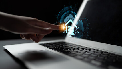 Cloud computing, cloud strategy, and cloud technology transforming digital infrastructure with scalable services, secure data storage, and cloud-based digital business solutions. Spline