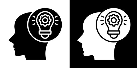 Creative Thinking  Icon Set White Style Collection © IconicStitch