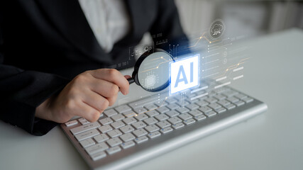 AI core technology presented with digital circuit connections, symbolizing AI systems, processing power, and integration into modern digital platforms Latch