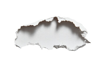 Torn White Paper Background