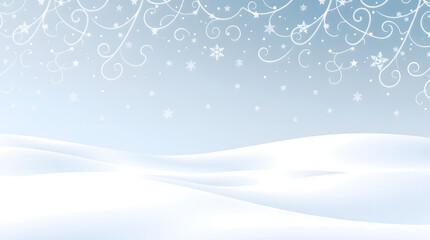 Minimal Snow Background (Vector)