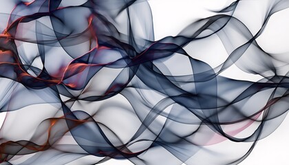 Abstract colorful smoke background featuring a soft blue wave design with fractal swirls and motion curves in a seamless artistic texture illustration