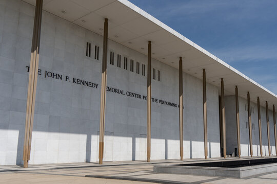 Washington DC - June 22, 2025: John F. Kennedy Memorial Center for the Performing Arts  in Washington DC
