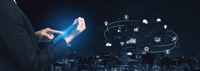 Digital business ecosystem integrating multiple business, ecosystem, and technology elements in a seamless digital network Vouch